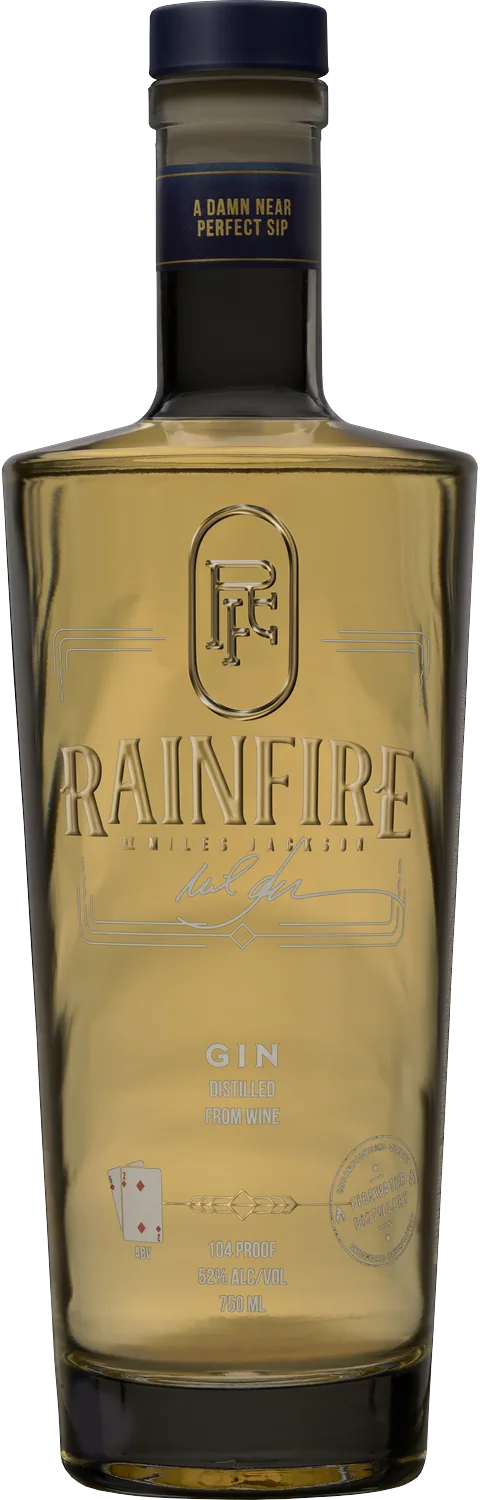 Rainfire Gin distilled from wine bottle